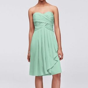 Mint Green Davids Bridal Bridesmaid Dress